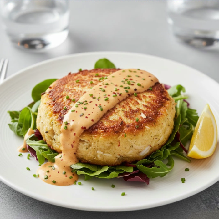 48% Crab Cake with Remoulade Sauce