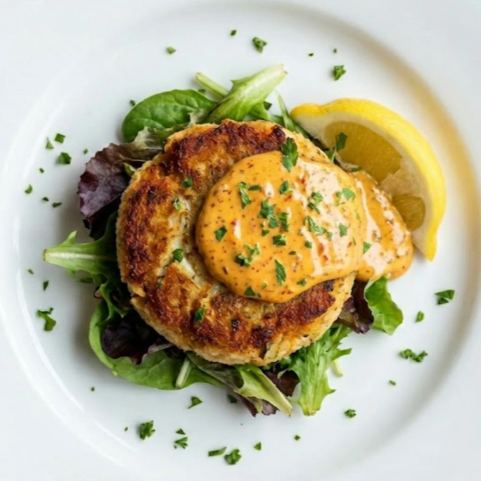 48% Crab Cake with Remoulade Sauce