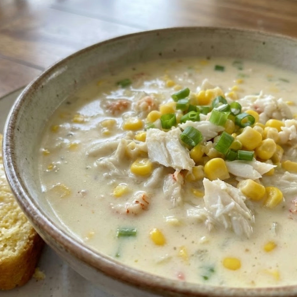 Crawfish, Corn & Crab Soup