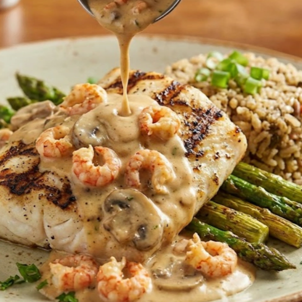 Crawfish Mushroom Sauce