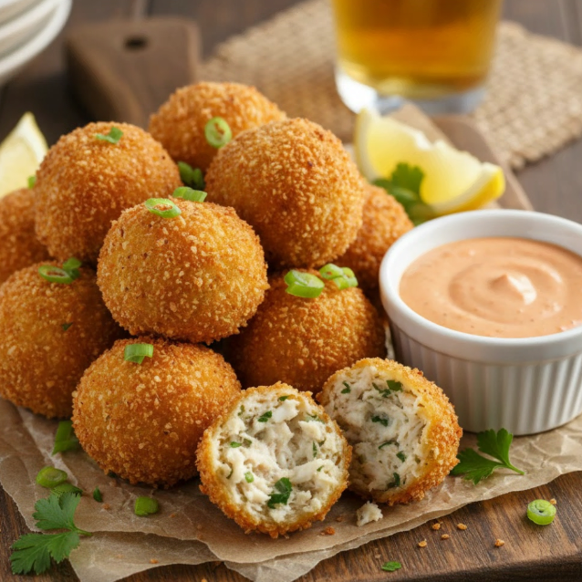 Creole Crab Poppers - Breaded