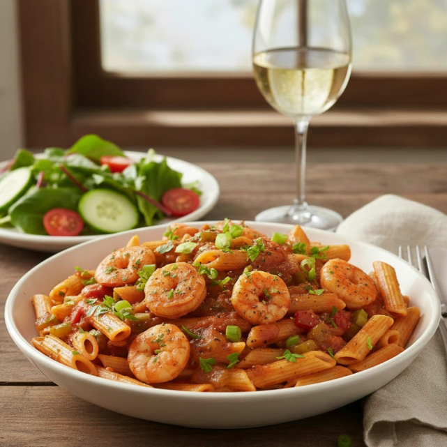 Creole Shrimp Pasta