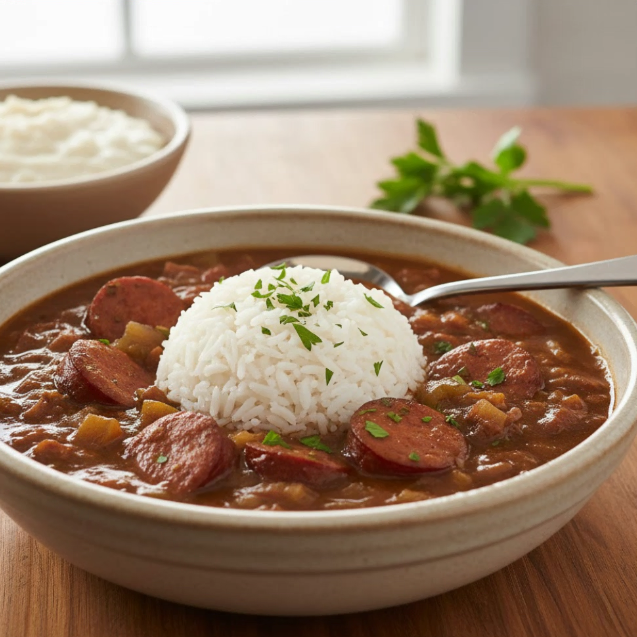 Duck Andouille Gumbo